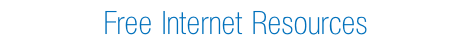 Free Internet Resources